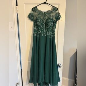 JJ’s House Chiffon Lace Mother of the Bride Dress